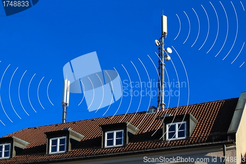 Image of Mobile antennas with radiation