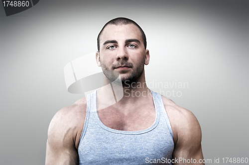 Image of bodybuilding man