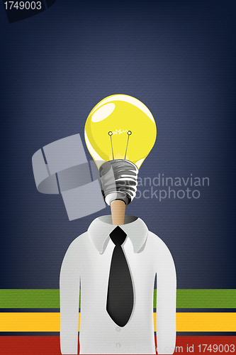 Image of Business man with idea