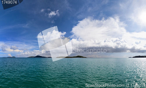 Image of Sea with islands - the landscape