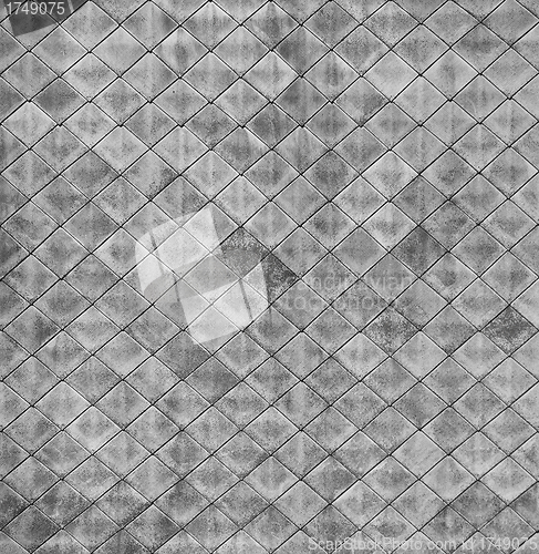 Image of Square texture - surface of the old roof