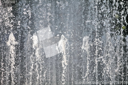 Image of Fountain sprays water