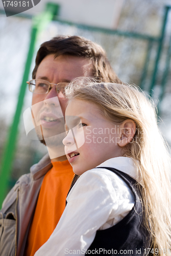 Image of father and daughter
