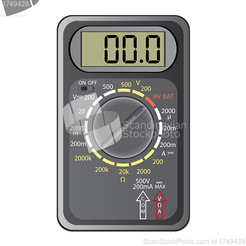 Image of Digital multimeter. 