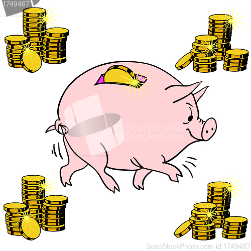 Image of Pig piggy bank