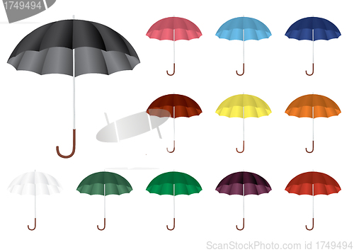 Image of umbrellas 