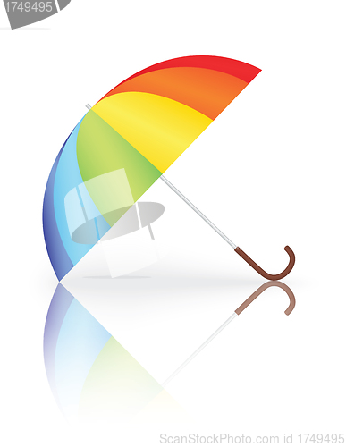 Image of rainbow umbrella 