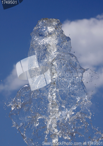 Image of splashes of water