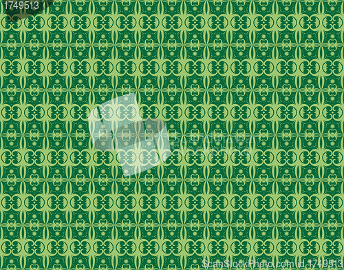 Image of green seamless background