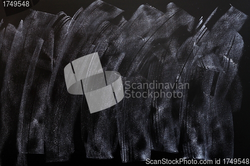 Image of Blank smudged blackboard