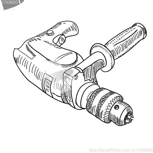 Image of Vector drill with handle