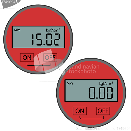 Image of The modern digital gas manometer