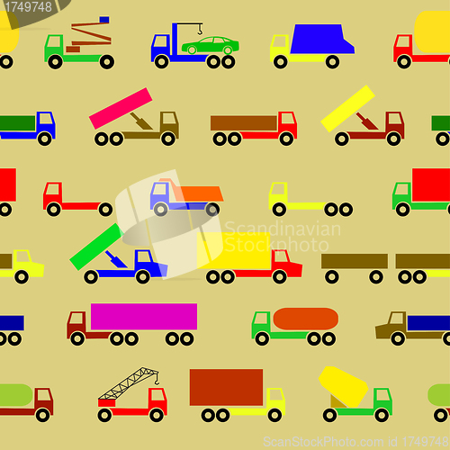 Image of  Cars, vehicles. Car body. Seamless wallpaper.
