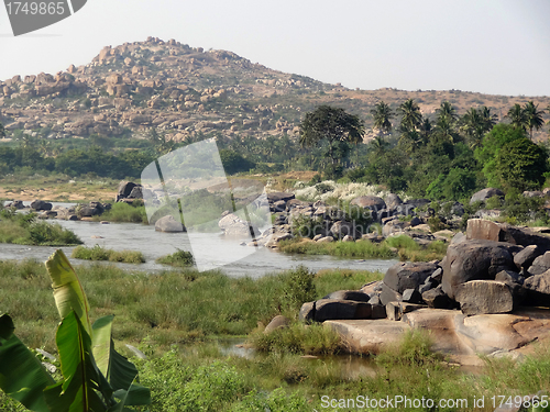 Image of scenery around Hampi