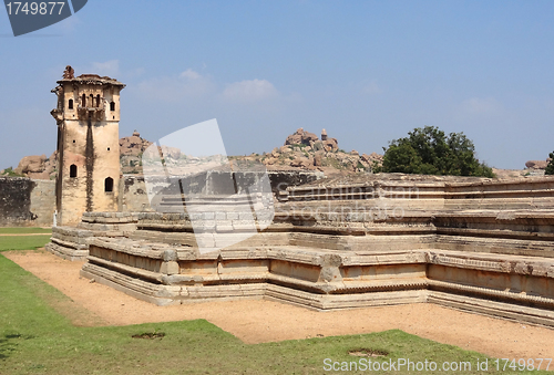 Image of watchtower at Vijayanagara