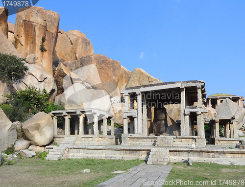 Image of Nandi Temple at Vijayanagara