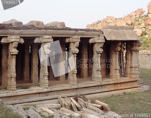 Image of AchyutaRaya Temple at Vijayanagara