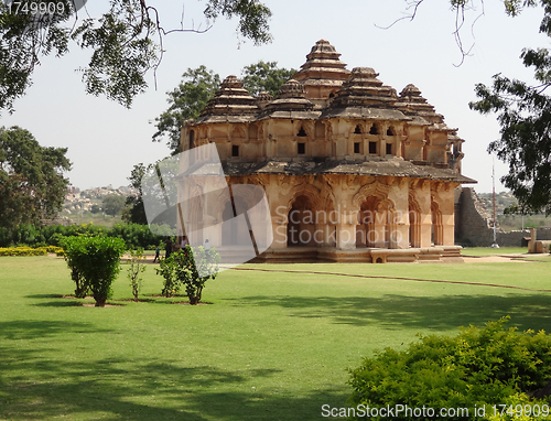 Image of temple at the Cacred Center of Vijayanagara