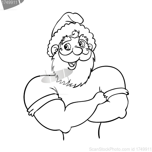 Image of Muscular Santa Claus 