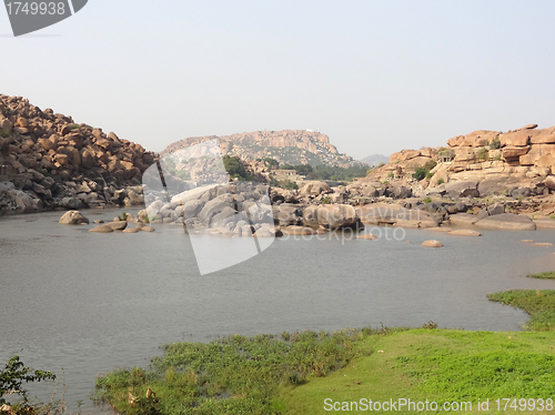 Image of scenery around Hampi