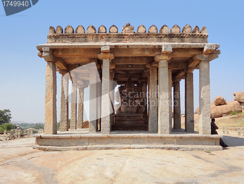 Image of Kadalekalu Ganesha Temple at Vijayanagara