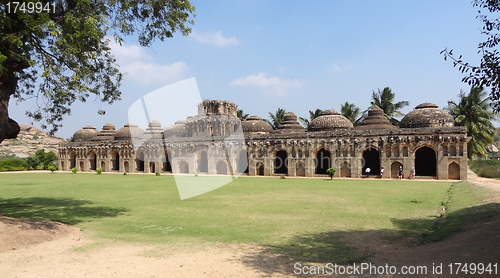 Image of Elephant stables at Vijayanagara