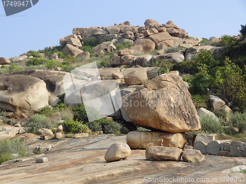 Image of scenery around Hampi