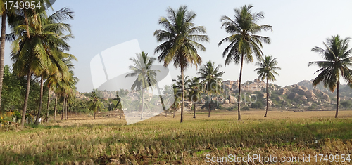 Image of scenery around Hampi