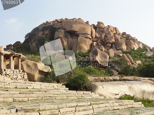 Image of scenery around Hampi