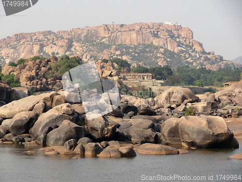 Image of scenery around Hampi