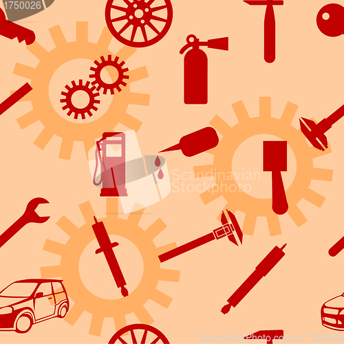 Image of Auto Car Repair Service Icon Symbol. 