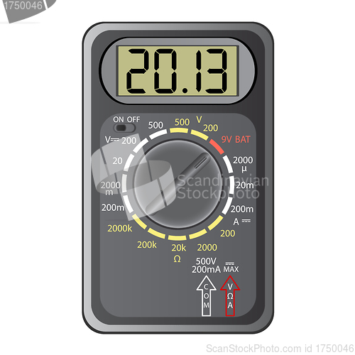 Image of 2013 New Year Multimeter , vector.