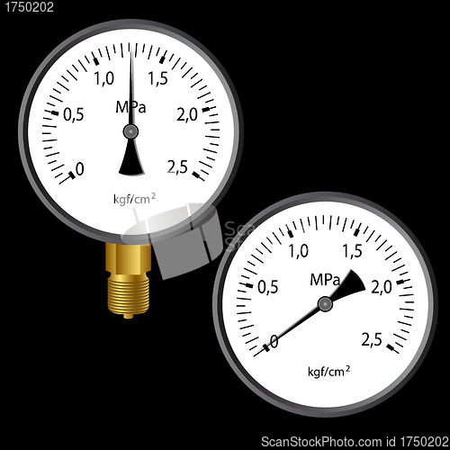 Image of The gas manometer 