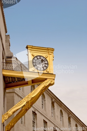 Image of Gold Coloured Clock