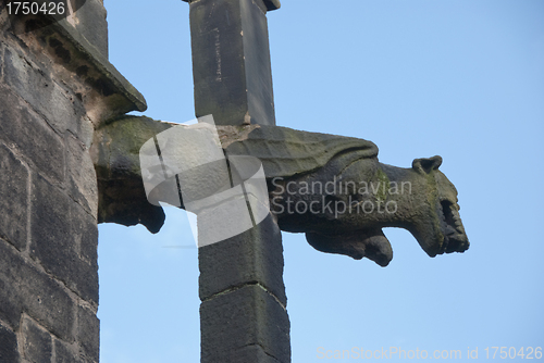 Image of Leaping Gargoyle on Halifax Minster