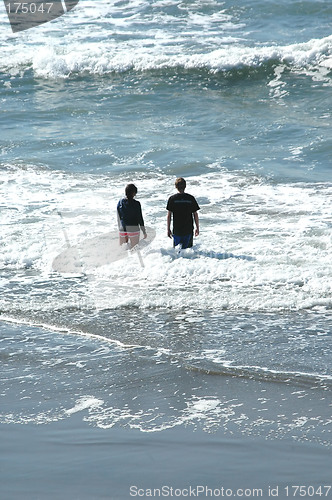 Image of Couple in the ocean