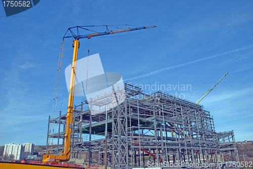 Image of Tower Cranes and Steelwork