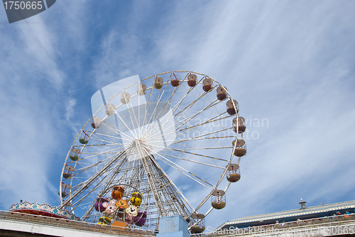 Image of Fairground Wheel and Pier8