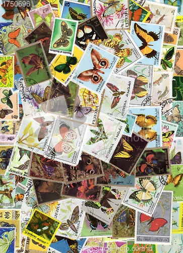 Image of Butterfly Stamps