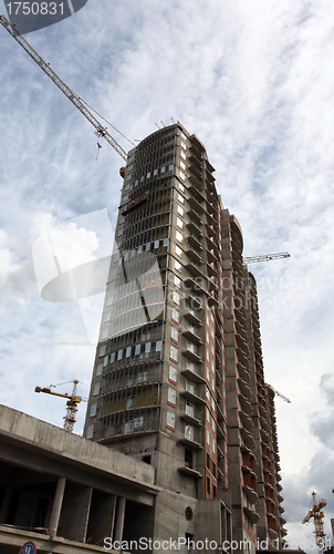Image of skyscraper construction