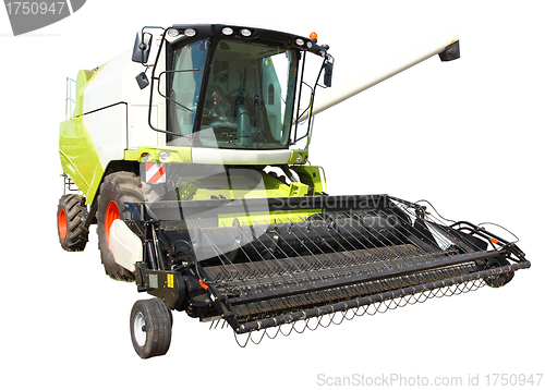 Image of combine harvester 