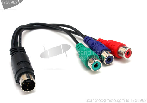 Image of audio video cables