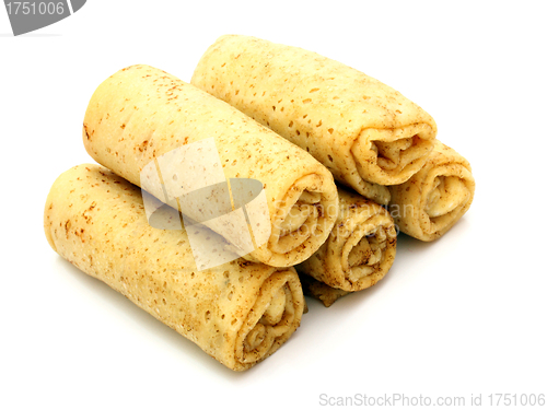 Image of fried pancakes stuffed 