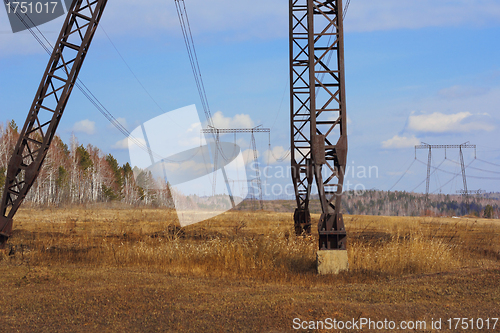 Image of electrical grid near field