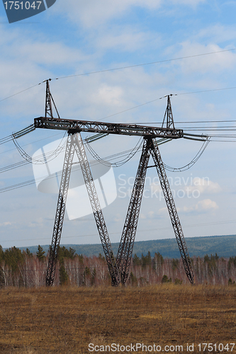 Image of electrical grid near field