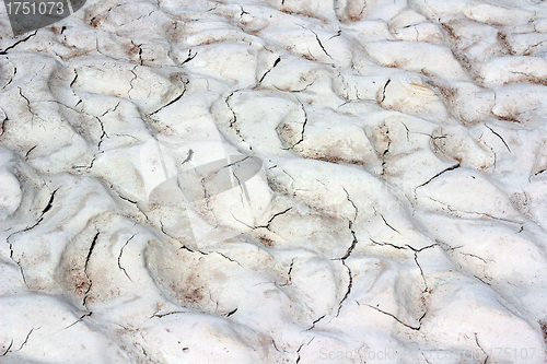 Image of cracked clay ground into the dry season