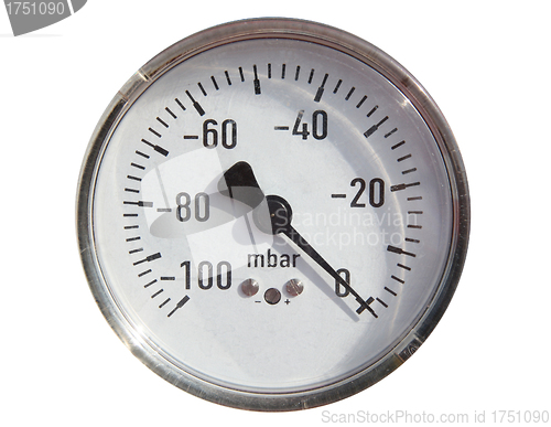 Image of Gas pipeline and manometer gas.