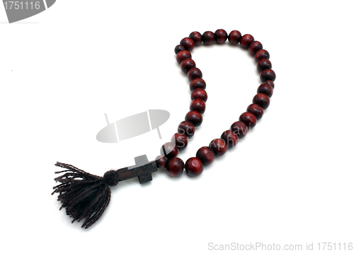 Image of Rosary made of sandal wood