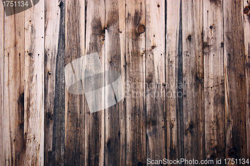 Image of Close up of  wooden fence panels