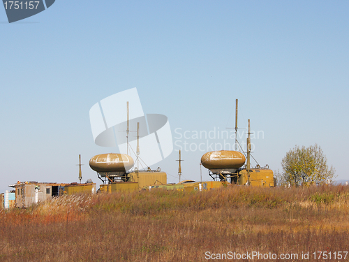 Image of The military round aerial 